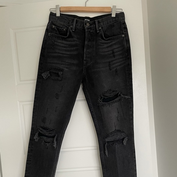GRLFRND DENIM KAROLINA SIZE 26 GRAY BNWT - Picture 2 of 4